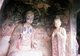 China: Buddha with a bodhisattva, Maiji Shan Grottoes, Tianshui, Gansu Province